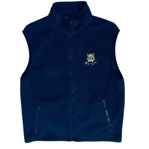 Vintage Harvard Square Fleece Zip Sz M Vest Jacket